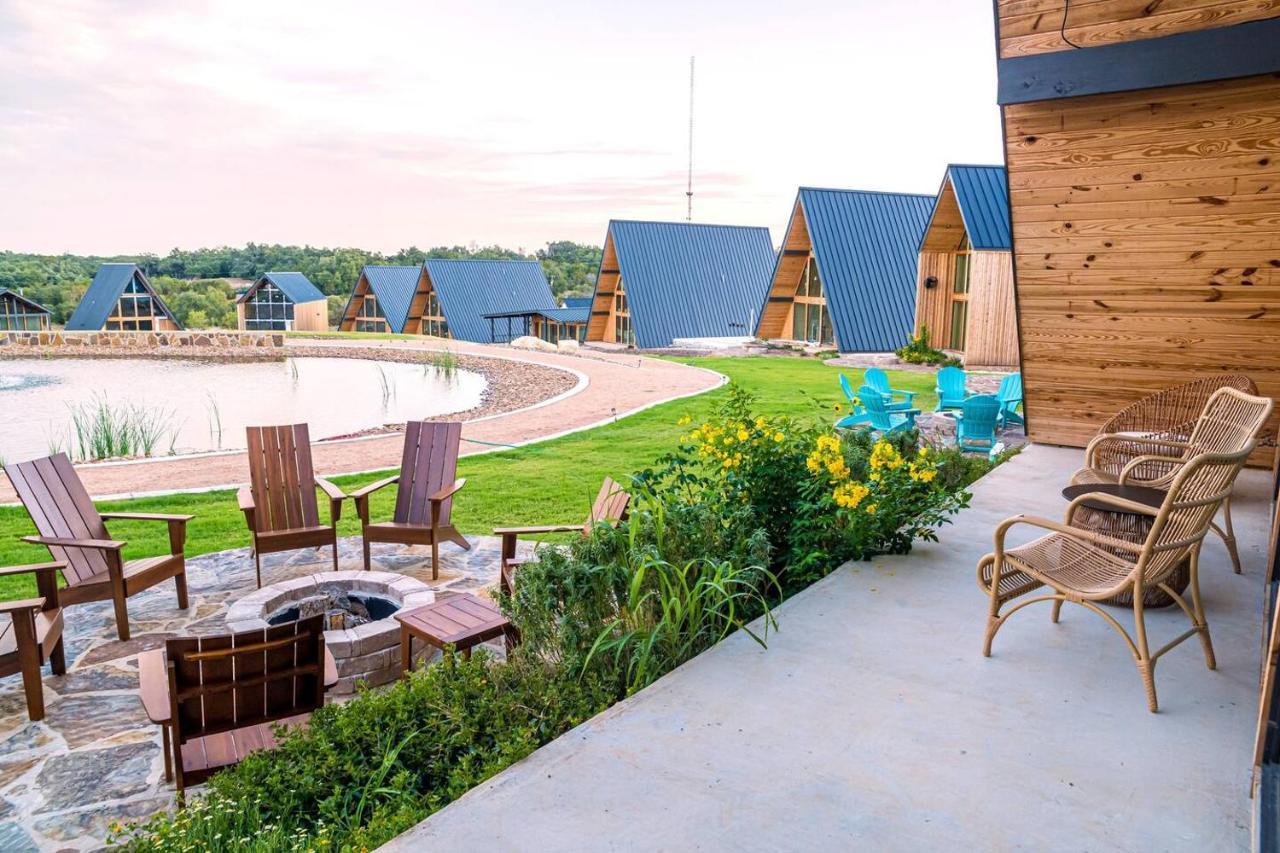 Gruene Daze Chalet - Stylish Aframe - Escape The Ordinary 新布朗费尔斯 外观 照片
