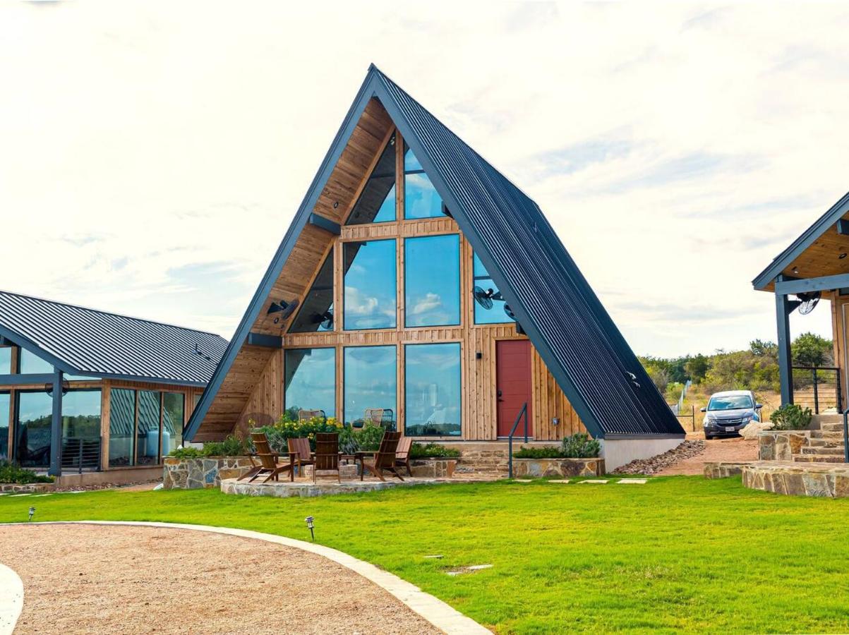 Gruene Daze Chalet - Stylish Aframe - Escape The Ordinary 新布朗费尔斯 外观 照片