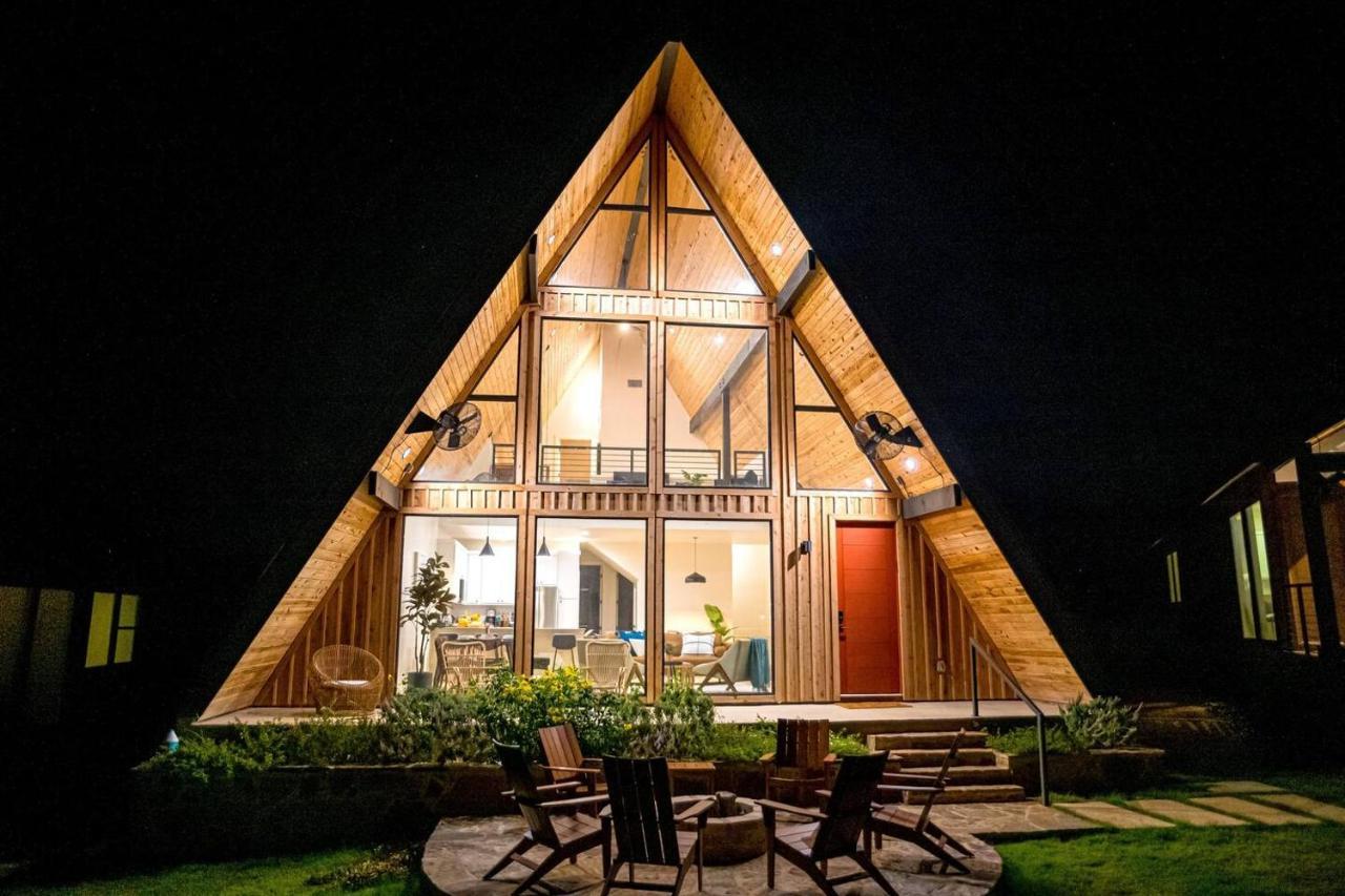 Gruene Daze Chalet - Stylish Aframe - Escape The Ordinary 新布朗费尔斯 外观 照片